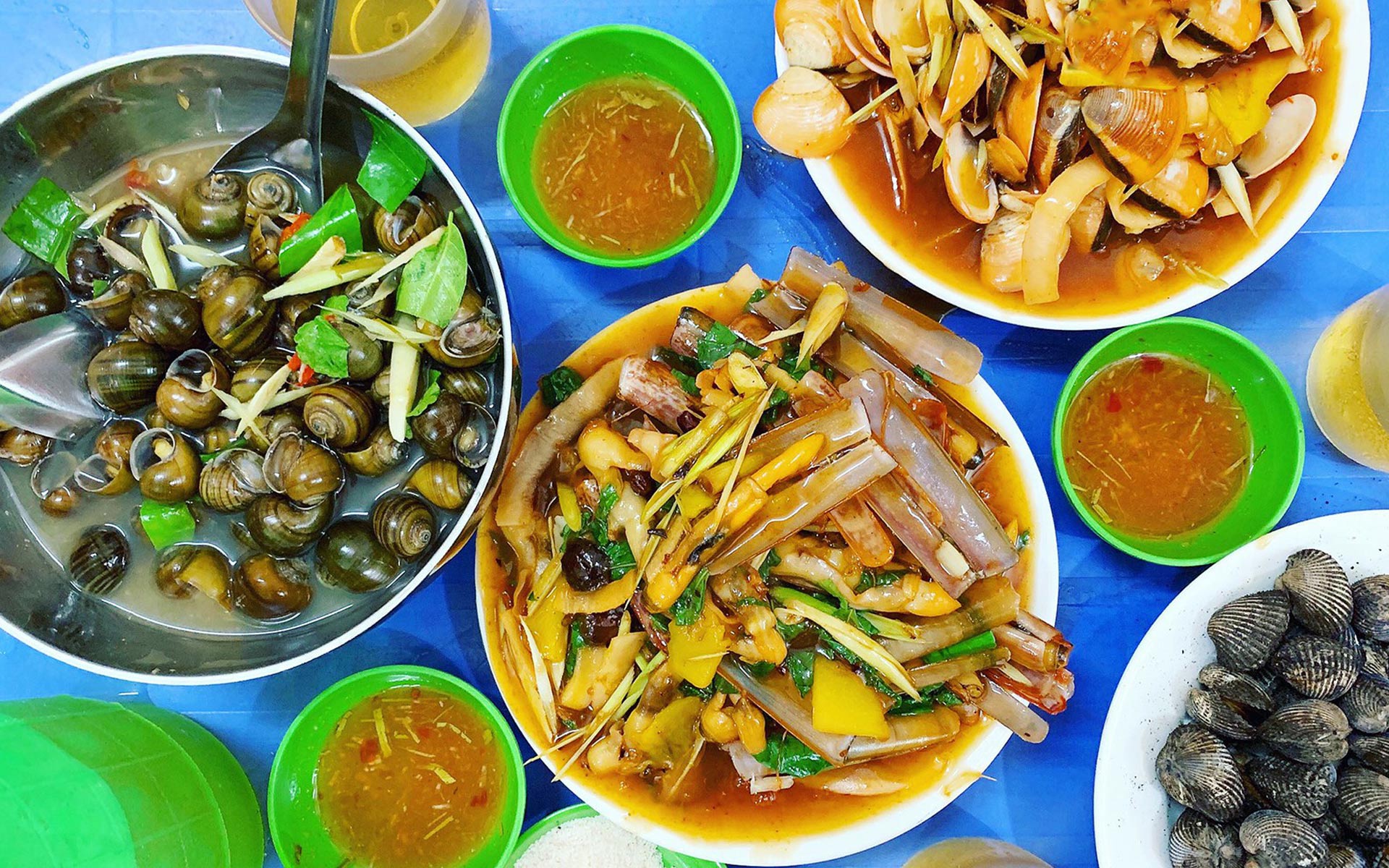 sea food in halong