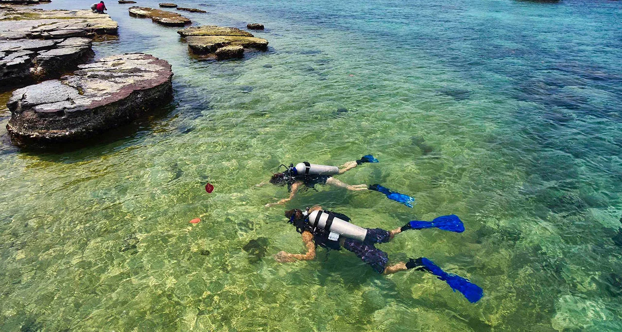 dry season is the best time for diving in Phu Quoc