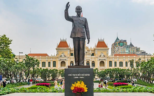 Ho Chi Minh Statue in Ho Chi Minh City
