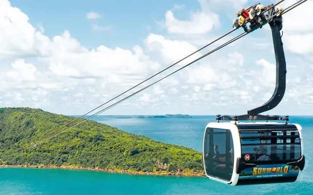Phu Quoc cable car to Pineapple Island