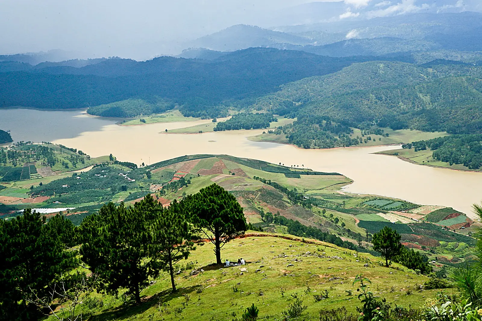 Aerial view of Dak Lak province