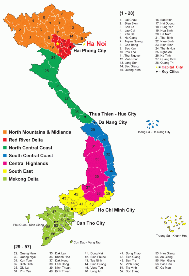 Vietnam Provinces: A Comprehensive Guide to All 63 Provinces & Municipalities