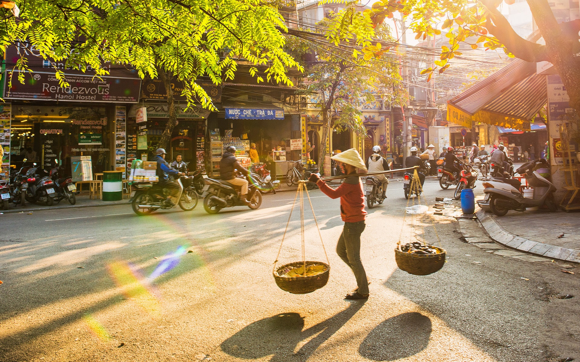 Cyclo in Hanoi - a symbol of vietnam capital