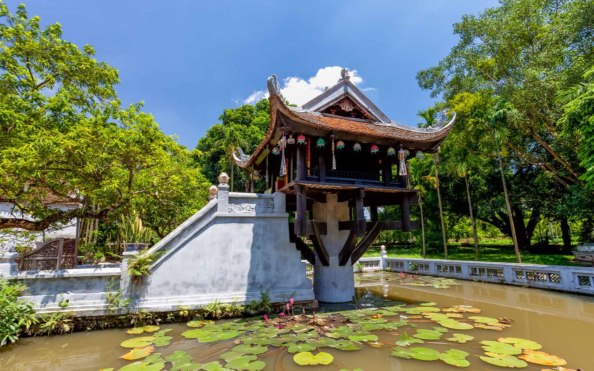 image of One Pilar Pagoda hanoi