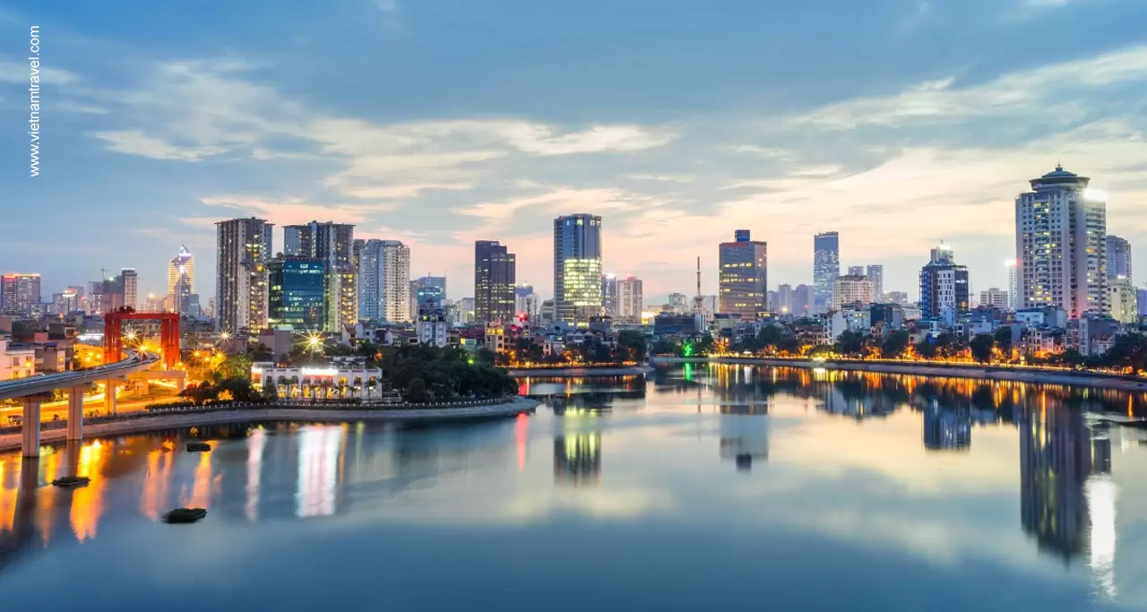 A modern beauty of Hanoi - capital of Vietnam