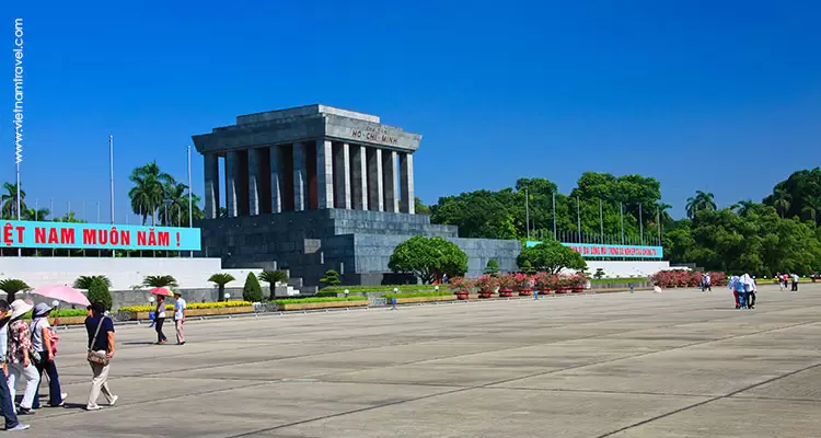 Ho Chi Minh Mausoleum - hanoi vietnam