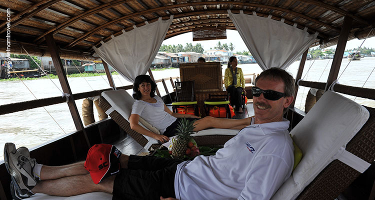 Cruise trip on Mekong river